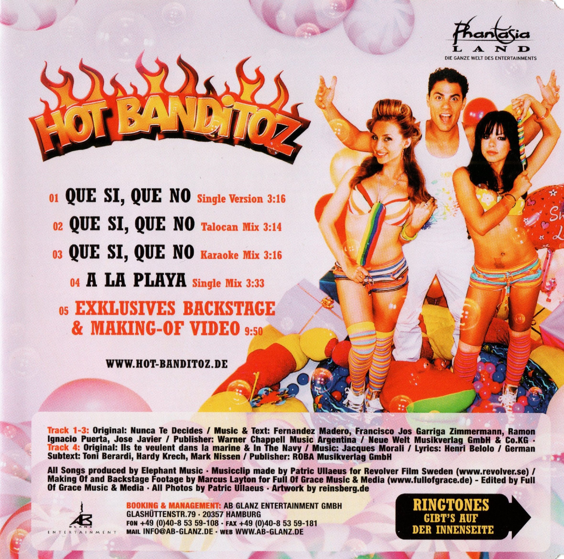 Que Si, Que No Tracklist