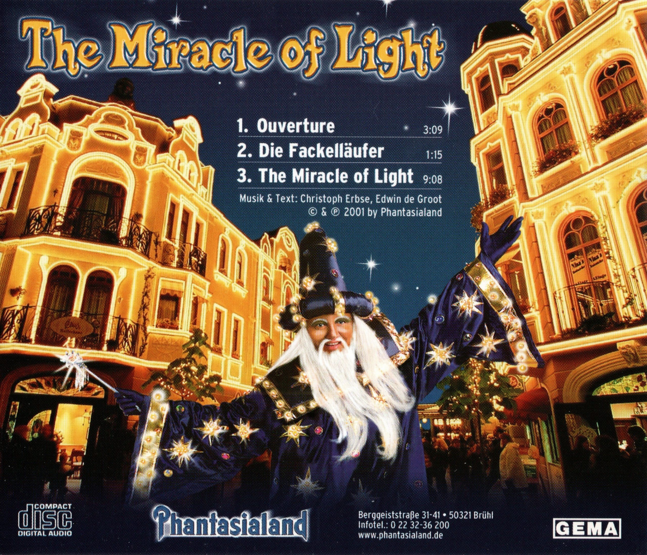 The Miracle of Light Tracklist