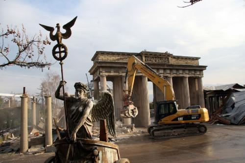 Abbau: Brandenburger Tor 1