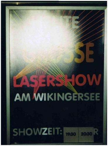 Lasershow am Wikingersee